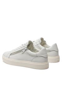 Calvin Klein Sneakersy Low Top Lace Up W/Zip HM0HM01475 Biały. Kolor: biały #2