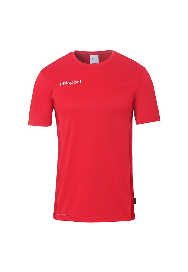 UHLSPORT - Koszulka dla dzieci Uhlsport Progressive 28 Poly. Kolor: czerwony, czarny, biały, wielokolorowy. Wzór: nadruk. Sport: piłka nożna