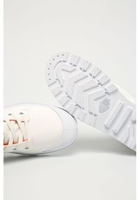 Palladium - Trampki. Nosek buta: okrągły. Zapięcie: sznurówki. Kolor: biały. Materiał: syntetyk, materiał. Szerokość cholewki: normalna #2