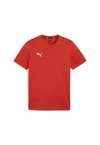 Koszulka męska Puma Team Goal Casuals Tee. Kolor: czerwony. Materiał: materiał
