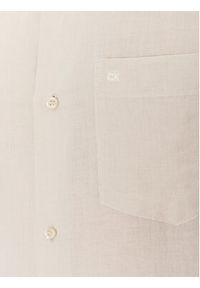 Calvin Klein Koszula K10K114488 Beżowy Regular Fit. Kolor: beżowy. Materiał: bawełna #3