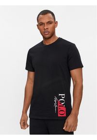 Polo Ralph Lauren T-Shirt 714932511002 Czarny Regular Fit. Typ kołnierza: polo. Kolor: czarny. Materiał: syntetyk, bawełna #1