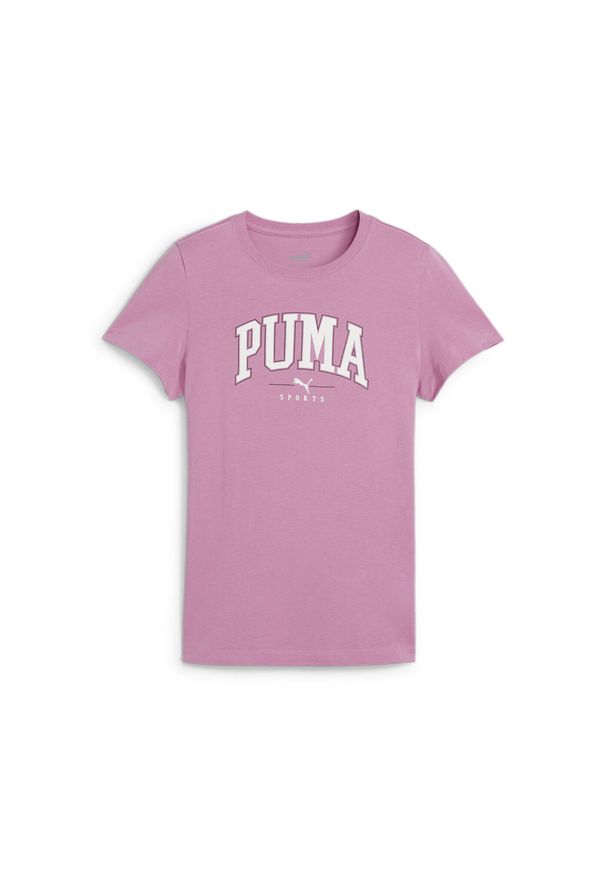 Koszulka sportowa dziewczęca Puma Squad Tee. Kolor: różowy. Długość rękawa: krótki rękaw. Długość: krótkie