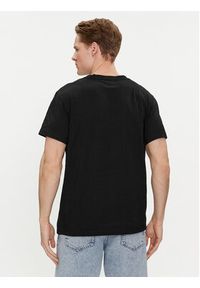 Calvin Klein Swimwear T-Shirt KM0KM00971 Czarny Regular Fit. Kolor: czarny. Materiał: bawełna #4