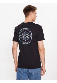 Billabong T-Shirt Rotor Diamond ABYZT01695 Czarny Regular Fit. Kolor: czarny. Materiał: bawełna