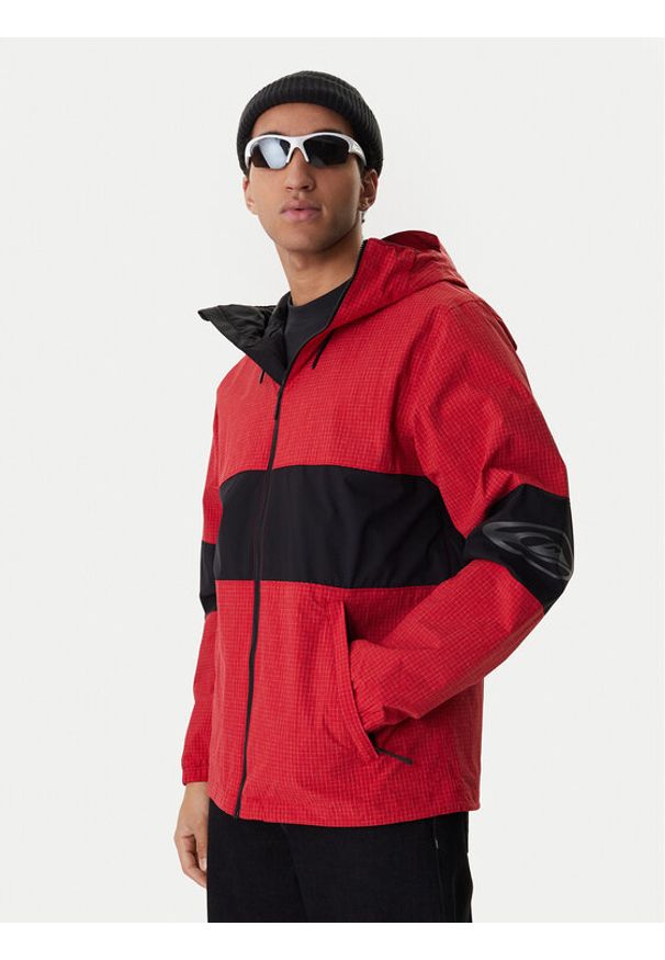 Quiksilver Kurtka snowboardowa Hight In The Hood JK EQYTJ03517 Czerwony Relaxed Fit. Kolor: czerwony. Materiał: syntetyk. Sport: snowboard