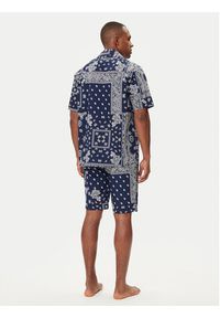 Polo Ralph Lauren Piżama 714899503019 Granatowy Regular Fit. Kolor: niebieski. Materiał: bawełna