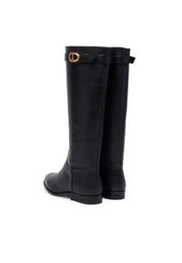 TwinSet - TWINSET Botki 252TCP19C Czarny. Kolor: czarny. Materiał: skóra #2