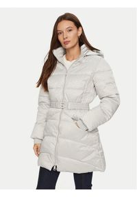 Guess Płaszcz zimowy Seline W4BL58 WGL72 Szary Regular Fit. Kolor: szary. Materiał: bawełna. Sezon: zima