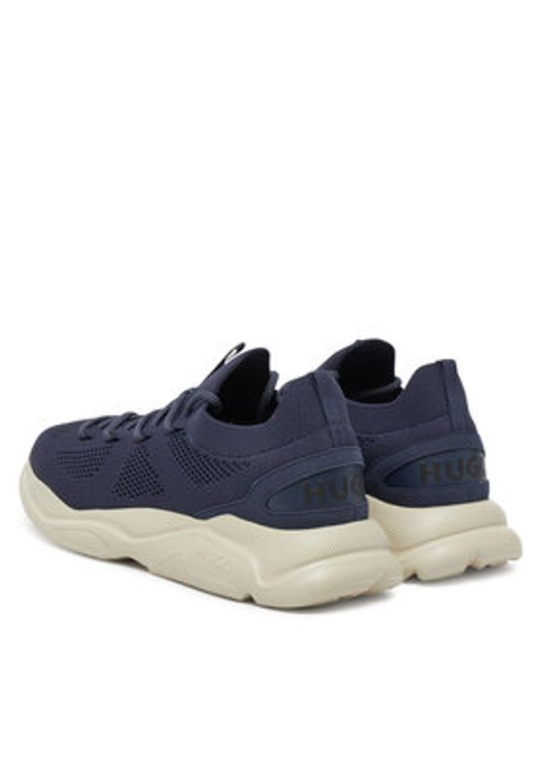 Hugo - HUGO Sneakersy Leon 50553232 Granatowy. Kolor: niebieski. Materiał: materiał
