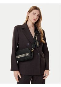 Love Moschino - LOVE MOSCHINO Torebka JC4107PP1NLT1000 Czarny. Kolor: czarny. Materiał: skórzane #6