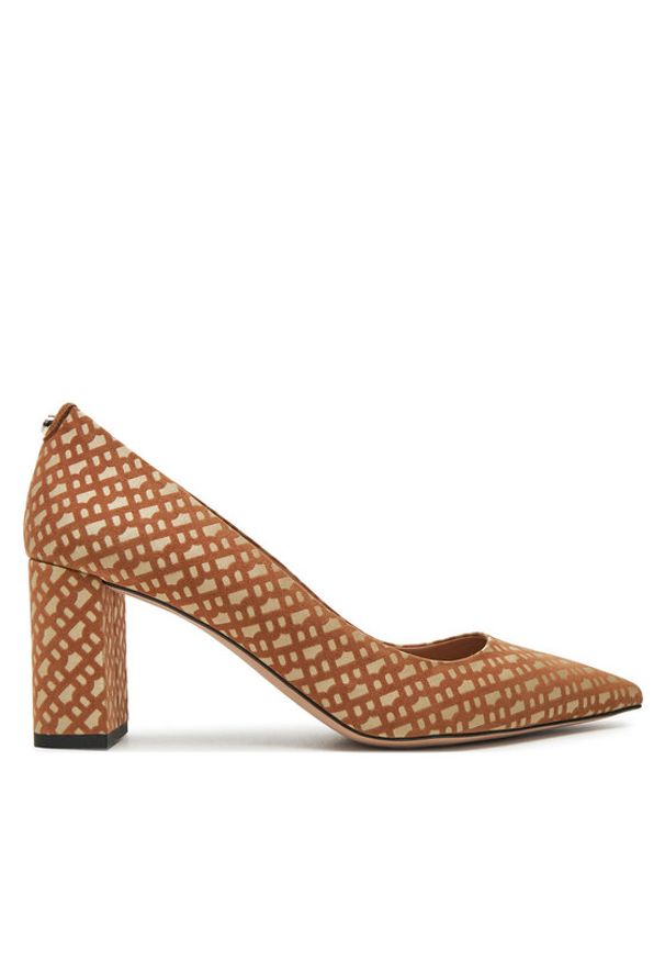 BOSS Czółenka Janet Chpump70 Bbflk 50523394 Beżowy. Kolor: beżowy. Materiał: materiał