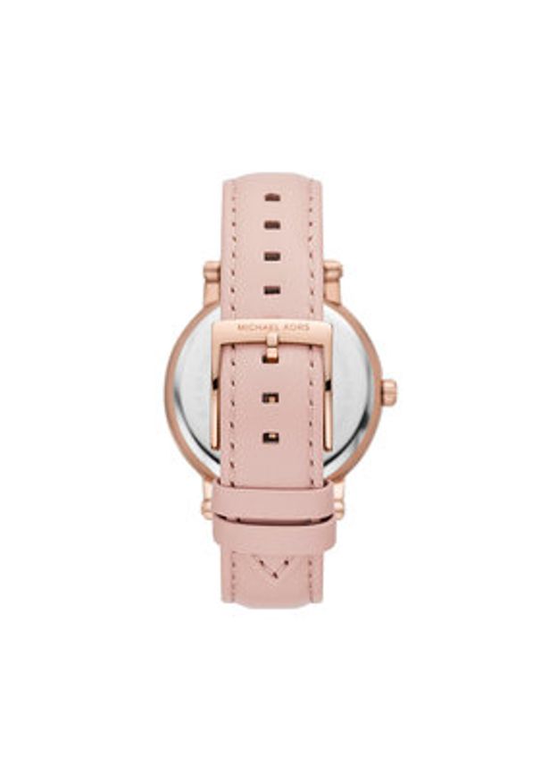 Michael Kors Zegarek MK7552 Różowy. Kolor: różowy. Materiał: skóra