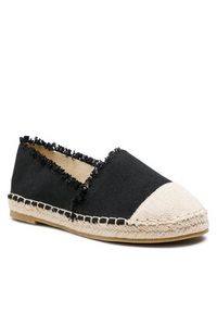 DeeZee Espadryle WSS990-196 Czarny. Kolor: czarny. Materiał: materiał #5