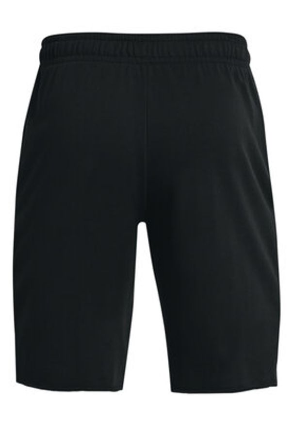 Under Armour Szorty sportowe Ua Rival Terry 1361631 Czarny Regular Fit. Kolor: czarny. Materiał: bawełna. Styl: sportowy