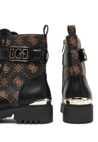 Guess Trapery FLTORA FAL10 Czarny. Kolor: czarny. Materiał: skóra