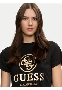 Guess T-Shirt Stacie V4BI00 I3Z14 Czarny Regular Fit. Kolor: czarny. Materiał: bawełna #3