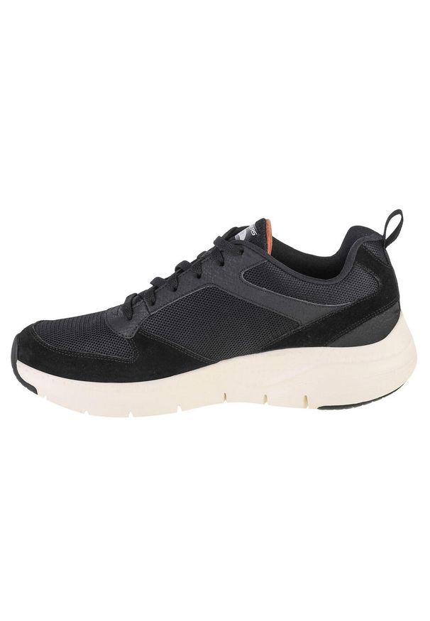 skechers - Buty do chodzenia męskie, Skechers Arch Fit - Servitica. Kolor: biały, czarny, wielokolorowy. Sport: turystyka piesza