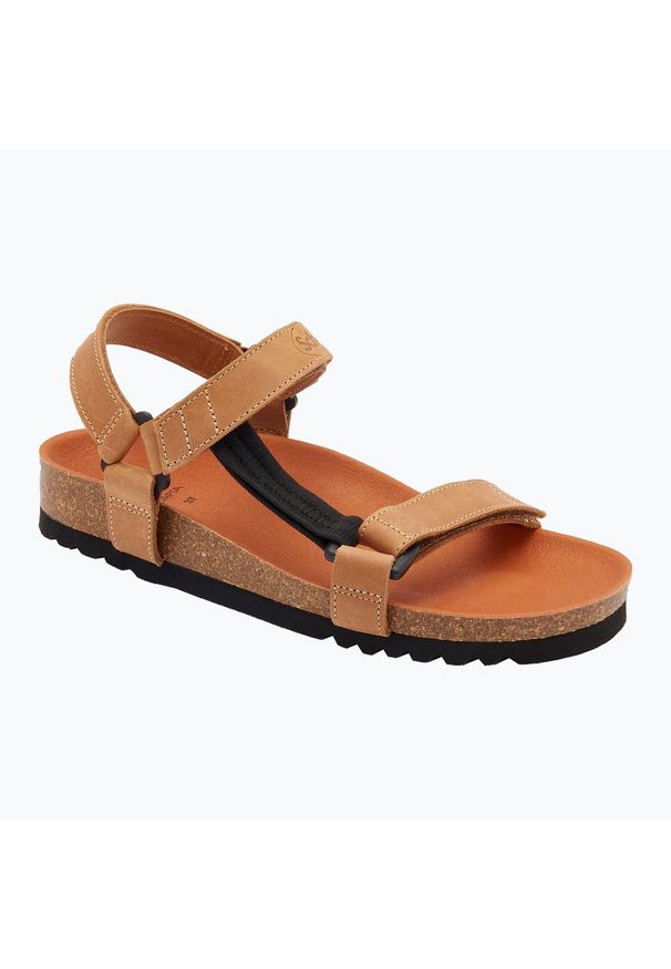 Sandały Scholl Heaven Ad Med. Zapięcie: rzepy. Kolor: brązowy. Sport: turystyka piesza