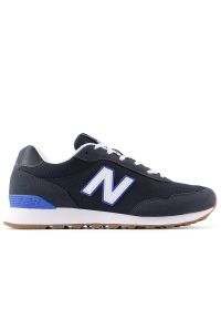 Buty męskie New Balance M5152JC - granatowe. Okazja: na co dzień. Kolor: niebieski. Materiał: zamsz, skóra, syntetyk, materiał. Szerokość cholewki: normalna #1