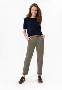 Volcano - Bawełniane spodnie R-LANA. Stan: standardowy. Materiał: bawełna. Styl: klasyczny #1