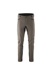 GONSO - Spodnie do biegania w terenie softshell Gonso. Kolor: szary. Materiał: softshell. Długość: długie #1