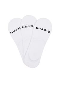G-Star RAW - G-Star Raw Stopki AS_G-STAR_S_124_SS25 (3-PACK) Biały. Kolor: biały. Materiał: bawełna #1