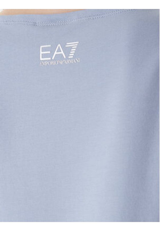 EA7 Emporio Armani T-Shirt 7W000978 AF10373 U9309 Niebieski Regular Fit. Kolor: niebieski. Materiał: bawełna