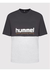Hummel T-Shirt Unisex Legacy Manfred 213716 Szary Regular Fit. Kolor: szary. Materiał: bawełna #9
