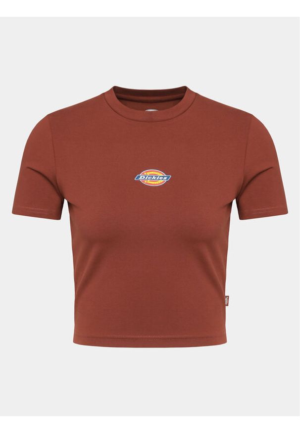 Dickies T-Shirt Maple Valley DK0A4XPOG04 Bordowy Regular Fit. Kolor: czerwony. Materiał: bawełna