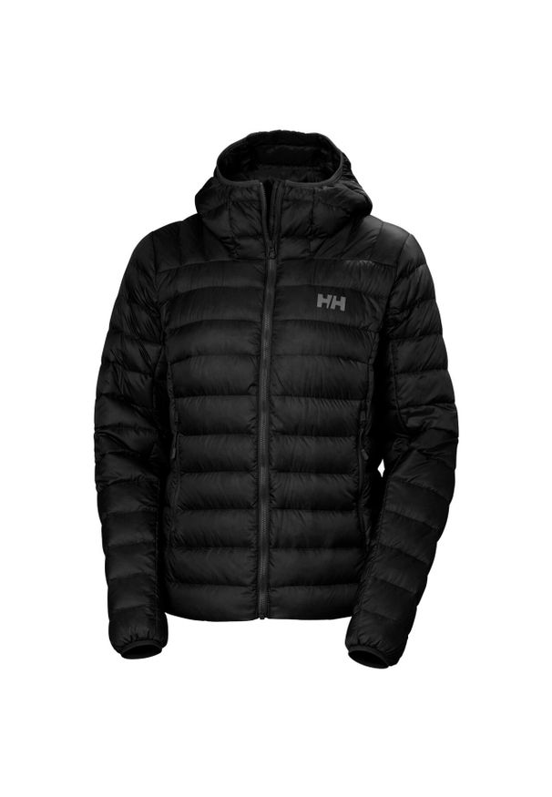 Damska kurtka z kapturem Helly Hansen Verglas Down 2.0. Typ kołnierza: kaptur. Kolor: czarny. Materiał: puch. Sport: turystyka piesza