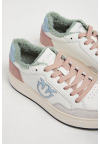 Pinko - Sneakersy damskie skórzane PINKO. Materiał: skóra #5