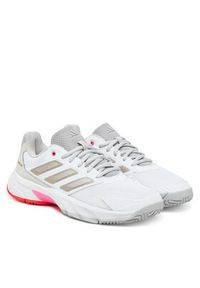 Adidas - adidas Buty do tenisa Courtjam Control 3 IH2968 Biały. Kolor: biały. Materiał: materiał. Sport: tenis #4