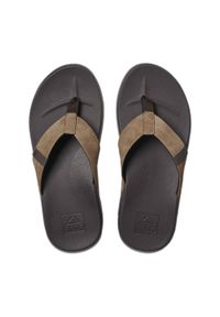 Reef - Japonki plażowe męskie REEF Cushion Phantom. Okazja: na plażę. Kolor: wielokolorowy, brązowy, czarny. Styl: sportowy #1