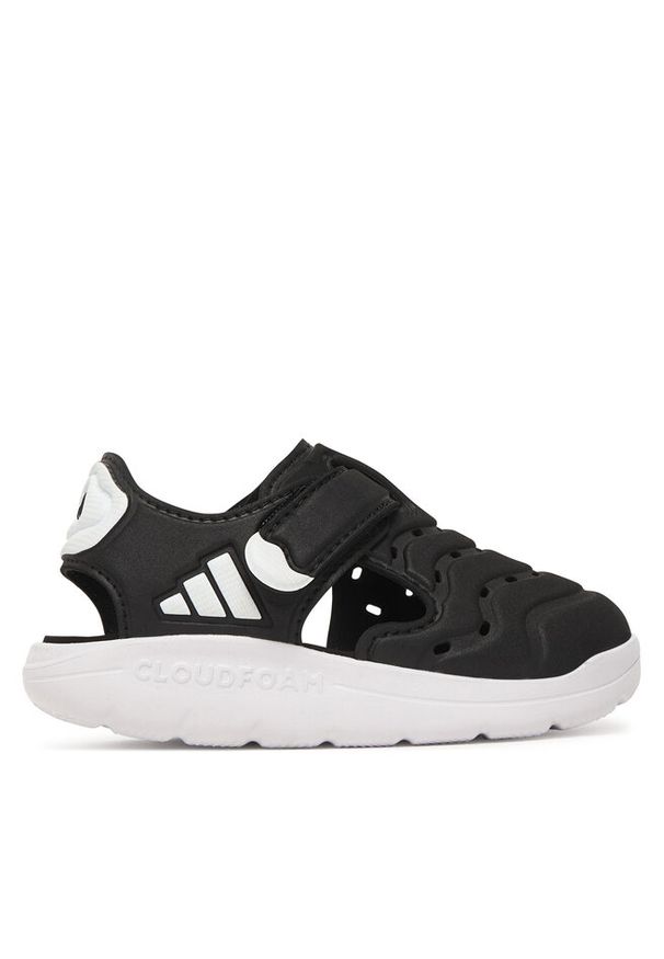 Adidas - Sandały adidas. Kolor: czarny