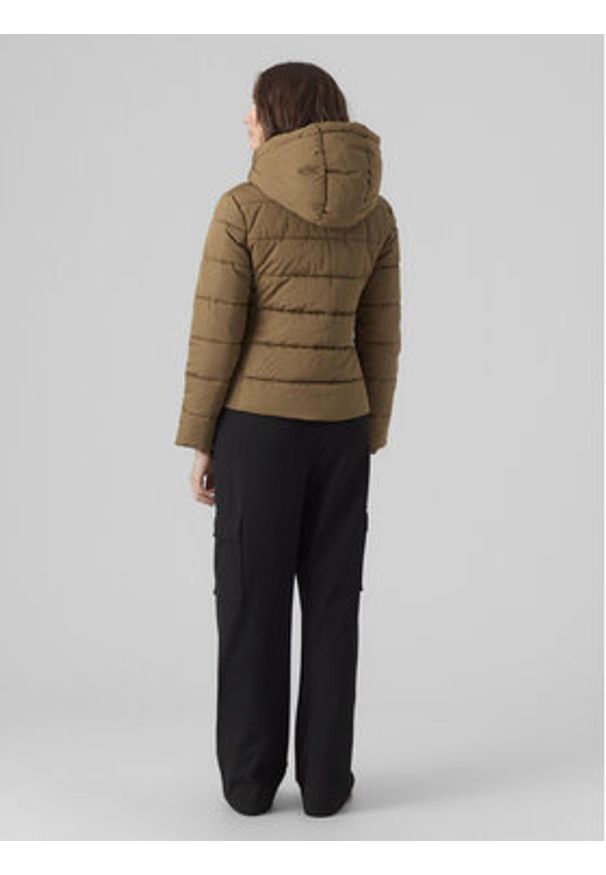 Vero Moda Kurtka zimowa 10289837 Khaki Regular Fit. Kolor: brązowy. Materiał: syntetyk. Sezon: zima