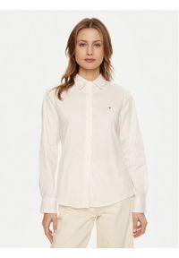 TOMMY HILFIGER - Tommy Hilfiger Koszula WW0WW44084 Różowy Regular Fit. Kolor: różowy. Materiał: bawełna #1