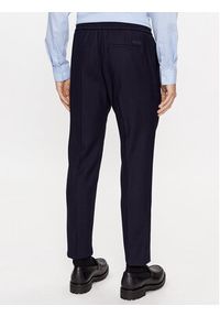 Calvin Klein Spodnie materiałowe K10K109956 Granatowy Regular Fit. Kolor: niebieski. Materiał: wełna #3