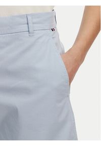 TOMMY HILFIGER - Tommy Hilfiger Szorty materiałowe WW0WW42457 Błękitny Regular Fit. Kolor: niebieski. Materiał: bawełna #3
