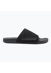 Klapki męskie Quiksilver Rivi Suede. Kolor: czarny