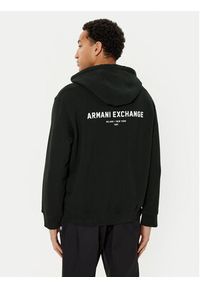 Armani Exchange Bluza XM000223 AF12656 UB001 Czarny Regular Fit. Kolor: czarny. Materiał: bawełna #3