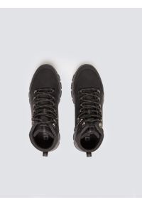 Big-Star - Buty męskie trekkingowe czarne SS174039 906. Okazja: na co dzień. Nosek buta: okrągły. Kolor: czarny. Materiał: syntetyk, skóra. Sport: turystyka piesza #5