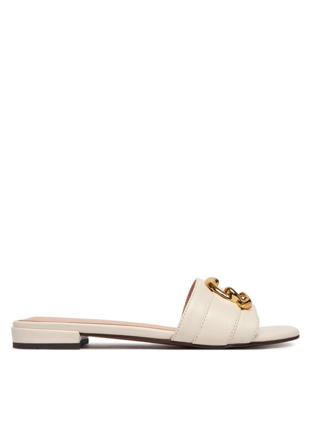 Coccinelle Klapki C-Me E4 SB3 17 01 01 Biały. Kolor: biały. Materiał: skóra