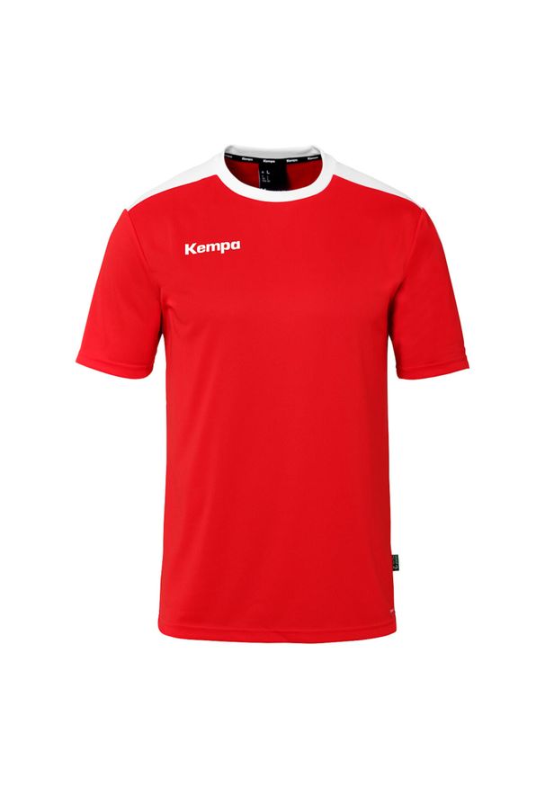 KEMPA - Koszulka Kempa Emotion 27. Kolor: czerwony, biały, wielokolorowy. Wzór: kolorowy. Sport: piłka nożna