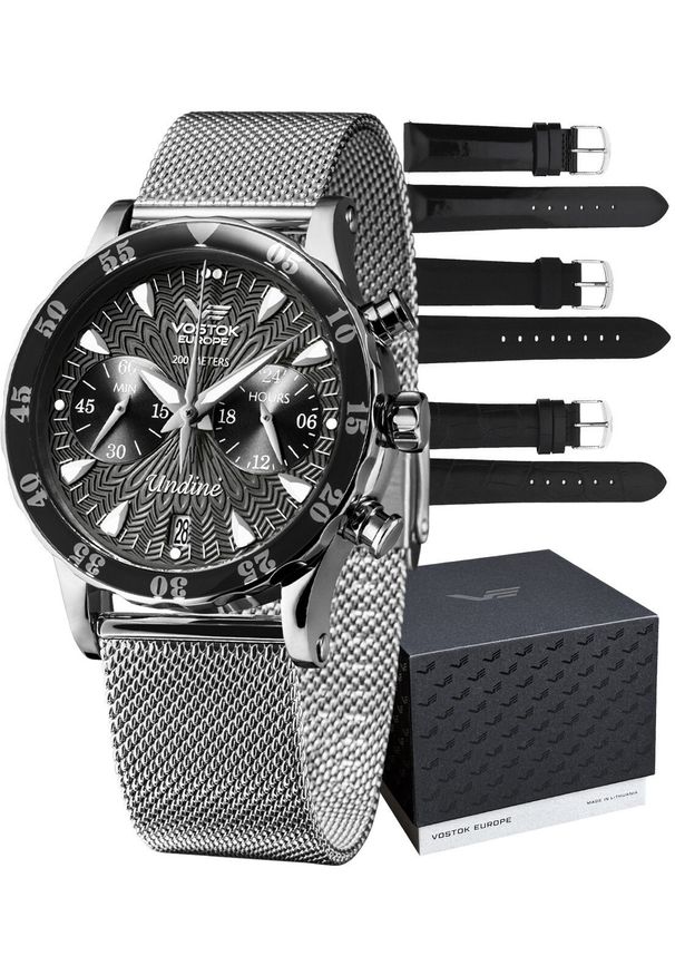 Zegarek Vostok Europe Zegarek damski Vostok Europe VK64-515A523B srebrny. Kolor: srebrny