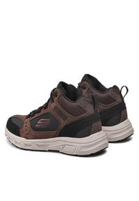 skechers - Skechers Trekkingi Ironhide 51895/CHOC Brązowy. Kolor: brązowy. Materiał: materiał. Sport: turystyka piesza #5