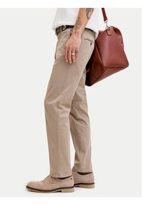 Jack & Jones Chinosy Lie Vance 12292970 Beżowy Regular Fit. Kolor: beżowy. Materiał: bawełna #3