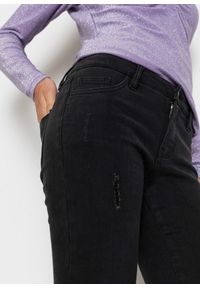 bonprix - Dżinsy Skinny, mid waist ze stretchem. Kolor: czarny #2