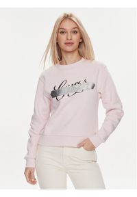 Guess Bluza W4RQ15 K9Z21 Różowy Regular Fit. Kolor: różowy. Materiał: syntetyk