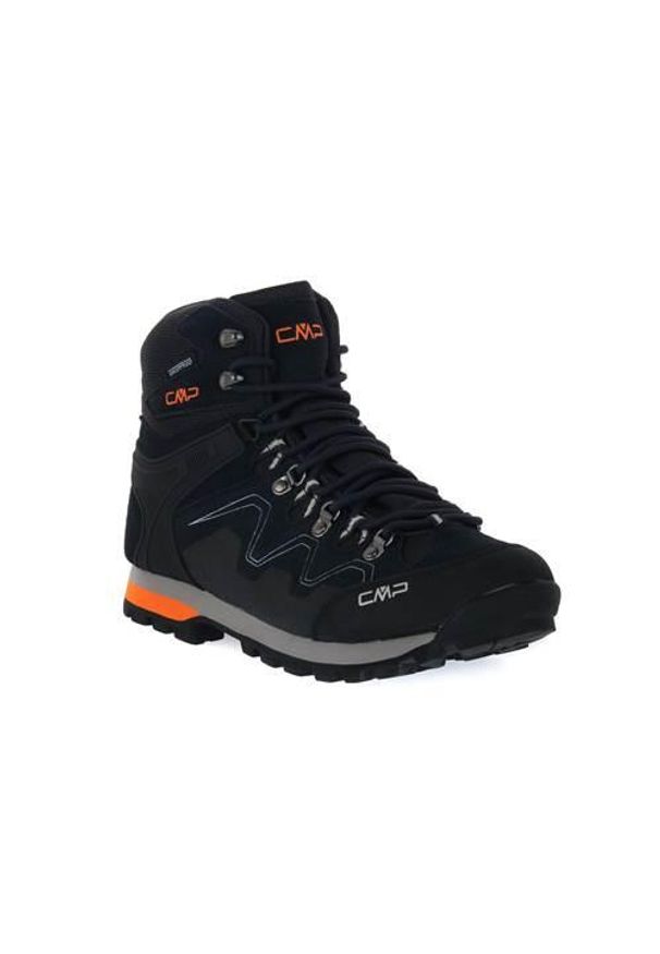 Buty trekkingowe męskie CMP Athunis Mid W. Wysokość cholewki: za kostkę. Zapięcie: sznurówki. Kolor: wielokolorowy, szary, czarny, brązowy. Materiał: materiał, syntetyk. Szerokość cholewki: normalna